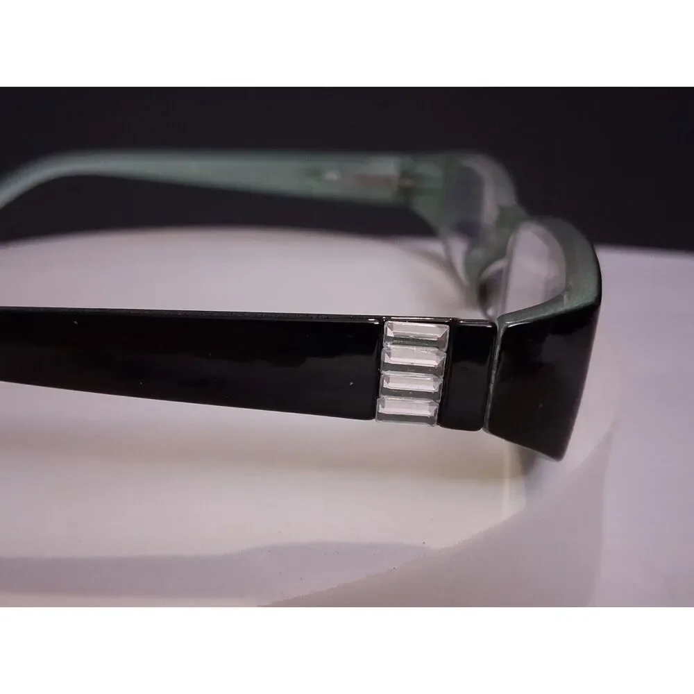 VK Couture 9092R Turquoise +2.50 Crystal Readers 53-16-136 Eyeglasses